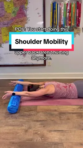 Try this to increase shoulder mobility and decrease pain. #shoulderpain #shoulderpainrelief #shoulderpainexercises #shouldermobility #Splice 