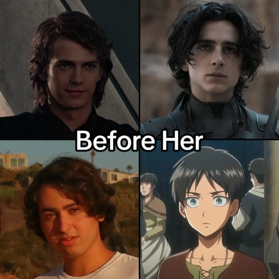 Before her vs After Her #starwars #dune #dune2 #paulatreides #anakinskywalker #darthvader  Paul Atreides evil worm