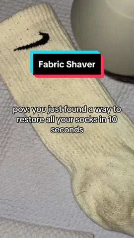 if only I had this earlier😭 i threw away so many socks😔 #restore #fabricshaver #ttshop #fyp #lint 