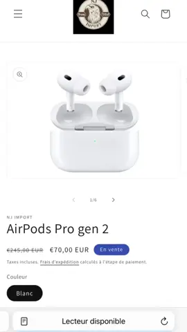 Les AirPods de 2ème génération allient un design élégant à une performance audio exceptionnelle pour une expérience d'écoute sans fil incomparable. Dotés de la puce H2, ces écouteurs offrent une connexion Bluetooth rapide et stable avec vos appareils Apple pour une expérience sans effort.