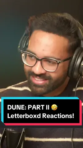 LETTERBOXD REACTIONS 🤣 Dune: Part II Edition!  Don’t miss Episode 24 - DUNE: PART 2? PEAK SCI-FI CINEMA! | THE POPCORN PODCAST: Now available on YouTube, Spotify and Apple Podcasts! 🎙️  #Dune #DunePart2 #Dune2 #Letterboxd #TimotheeChalamet #PaulAtreides #Zendaya #AustinButler #FlorencePugh #DenisVilleneuve #SciFi #Epic #Film #Movie #Review #Reaction #Cinema 