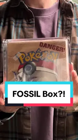 Would you rather pull the gengar lapras or dragonite pokemon cards out of this vintage pokemon fossil booster box? #tiktokspringsale 