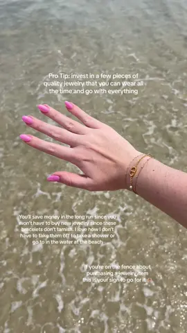 Girls, this is your sign to invest in your jewelry 🫶🏼 #jewelrytiktok #bracelet #dior #braceletstack #tips #monicavinader 