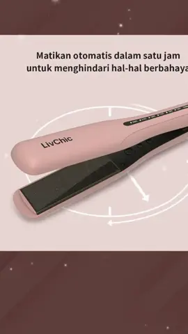 LivChic Rambut LS304 65 Watts Hair Straightener Generalan Pelurus Rambut Hair Straightener Stylingan Rambut Lurus Keriting Kering Curly Catokan baru..  #catokrambut #catokrambutmultifungsi #fyp 