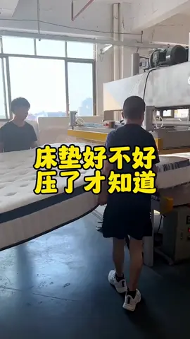 Do you like this kind of mattress?#automation #machine #factory 