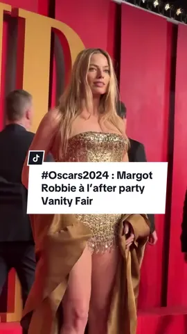 Margot Robbie à l’after party Vanity Fair des Oscars 2024 #oscars2024 #margotrobbie #vanityfairoscarparty 
