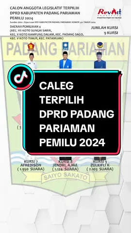 CALON ANGGOTA LEGISLATIF TERPILIH DPRD KABUPATEN PADANG PARIAMAN PEMILU 2024 #pemilu2024 #pemiludamai #menujupemilu2024 #untukpemilu2024 #database #excelpemula #revoltinstitute #partaipolitik2024 #salingjaga #salingjagapemilu #dprri #dpdri #ppwp #presiden #wakilpresiden #dprd #dprdkab #dprdkota #padangpariaman #piamanlaweh #2024 terima kasih koreksinya uda @rizki.m.sikumbang 