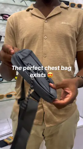 Tired of carrying things in your pockets and making them look bulky? This right here is for you. Put your phone, power bank, cash, keys, chapstick and perfume to go. The chest bag is vailable for 1650ksh in Black and grey. Visit us at star mall shop c12 aling tomboya street Nairobi. #chestbag #mensfashion 