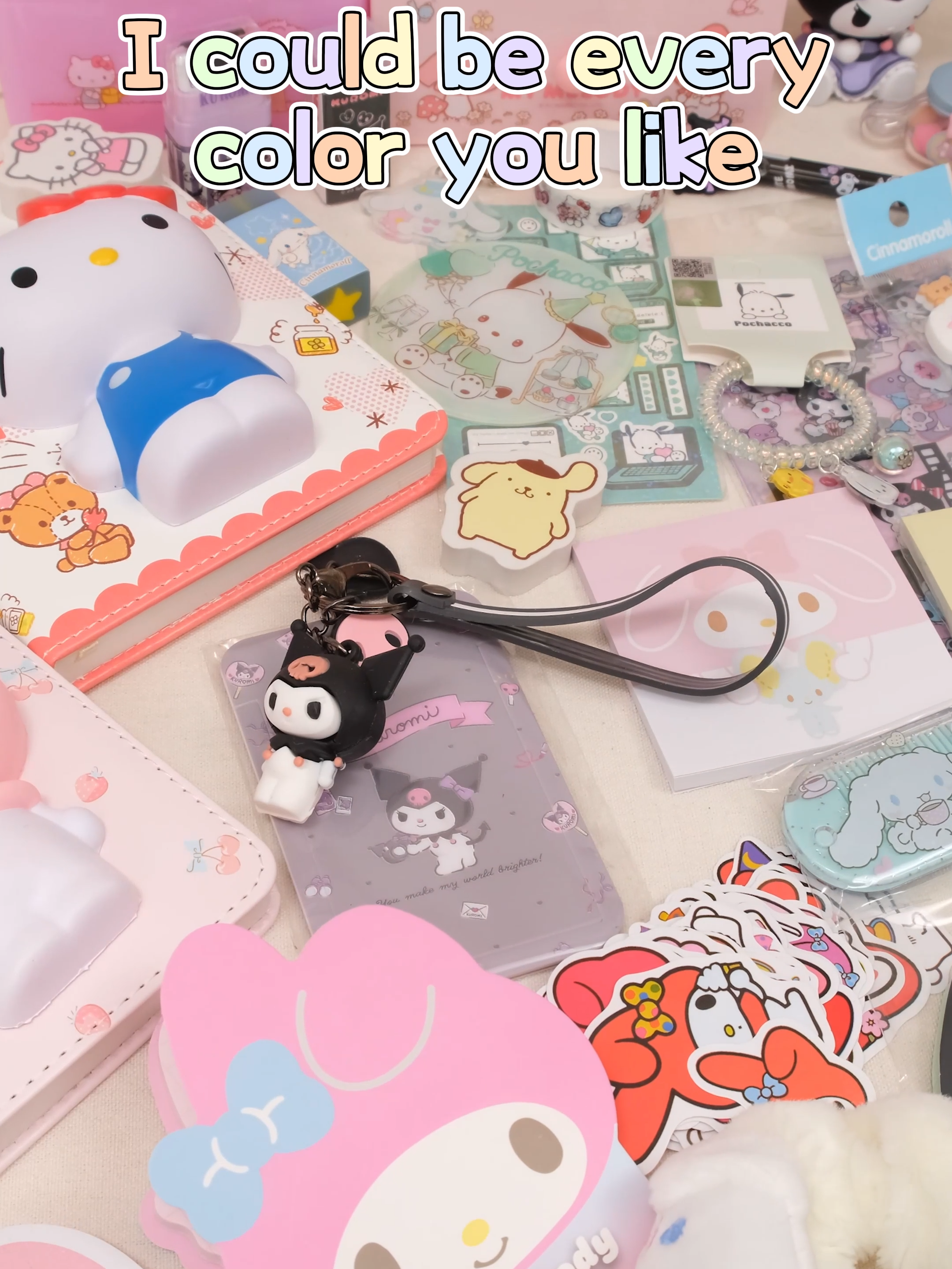 What's your favorite color? #fyp   #pochacco  #cinnamoroll  #sanrio  #cute  #capcut  #kuromi