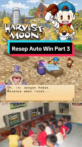 Resep Festival Masak Auto Win Part 3 selain Relaxation Tea yaitu Rice Omelet dengan 8 komponen bahan masakan, kenapa harus 8 komponen bahan masakan? Soalnya udah gue coba kurang dari itu kalah. . BTW jangan lupa Join 🔴LIVE gue ya, setiap hari mulai jam 20:00 WIB 😇 . #harvestmoon #backtonature #harvestmoonbacktonature #natsume #playstation #ps1 #nostalgic #nostalgia #nostalgia90an #fyp 