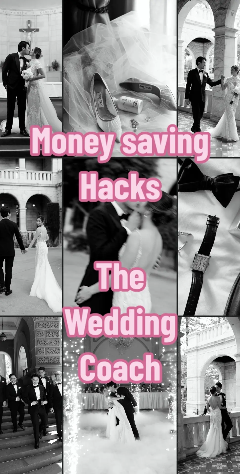 All the tips and tricks you need to save on your big day.  Don’t spend money when it’s not needed 🥂 The Wedding Coach is perfect for couple who want to plan their own wedding and SAVE money and time doing it.  #weddingplanning #weddingplanningtips #weddingchecklist #savingtips #weddingtiktok #weddingbudgettips #weddingbudget 