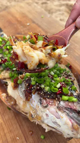 Mysterious Chinese fish dishes🇨🇳#nora🇯🇵 #海で料理 #無人島で料理 #焚き火料理 #壱岐 