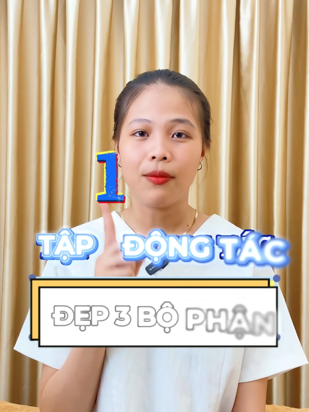 Một động tác đẹp 3 bộ phận #ibone #ibonefisio #baitaptainha #thongonmat