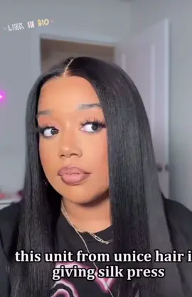 Yaki is a girls best friend the most natural look any woman could have with a wig Click the UNice hair 🔗in my bio for this yaki bob and yaki straight hair#unice #unicewigs #uniceweargowig 