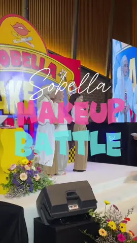 Sobella Makeup Battle 2.0! Tak menang tapi kita enjoy!✨🤍 #sobella #sobellamakeupbattle #sobellacosmetic #sobellaeverlastingedition #sobellarayaedition2024 #raya2024 #makeupbattle #makeup #beauty #dailyvlog #Vlog #nuexrosli #student #malaysia #fyp 