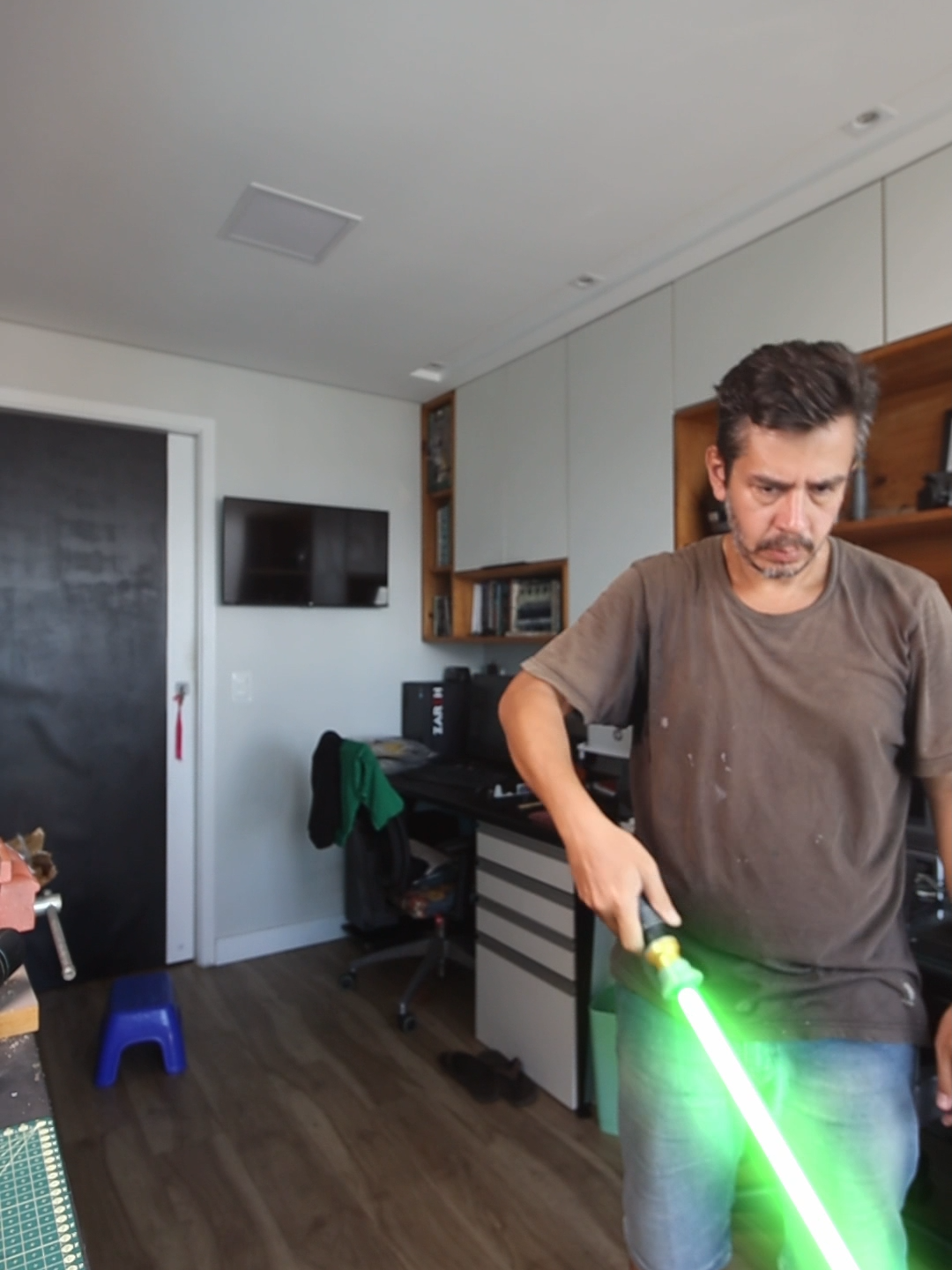 Vou dar um Lightsaber do Luke