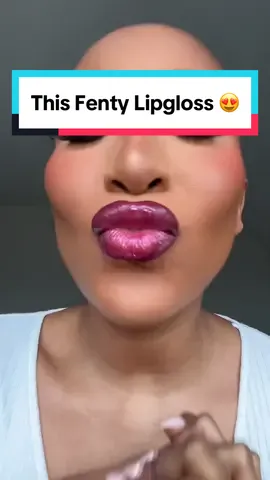 This @Fenty Beauty gloss bomb is EVERYTHING! 😍 #makeupreview #fentybeauty #lipgloss #fuschiaflex #lipcombo 