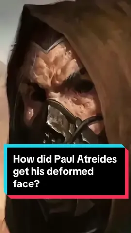 Paul Atreides-How did he get his deformed face? #dune #dunemovie #timotheechalamet #fyp #tiktok #goatedsyn 