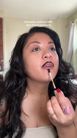 Simple everyday makeup with less than 5 peoducts 