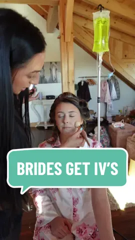 Transforming brides into radiant beauties, one drip at a time! 💧💍 Watch as GIV IV Therapy delivers a dose of wedding day wellness to our glowing bride, ensuring she's hydrated, energized, and ready to shine on her special day.  Say 'I do' to feeling your best with GIV IV Therapy! #WeddingDayWellness #GlowingBride #IVTherapyMagic #ivtherapysolutions #beautifulskin #bride #bridetobe #weddingday 