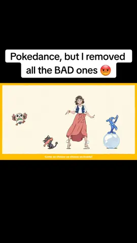 Pokedance, but I remove all the BAD ones 😡 #pokedance #pokemondance #pokemonday #pokemon 