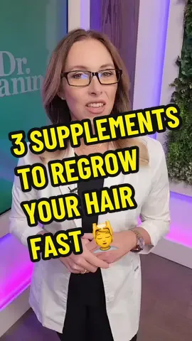 3 Supplements To Regrow Your Hair FAST 💆 Dr. Janine shares 3 supplements that can help promote hair growth: MSM for keratin, L-lysine, and horsetail herbal medicine. #hair #keratin #hairgrowth #haircare