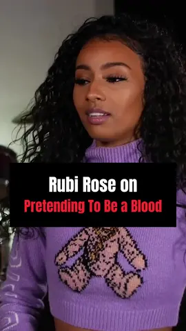 Rubi Rose Was Once A Blood 👀 #rubirose #interview #vladtv #fyp 