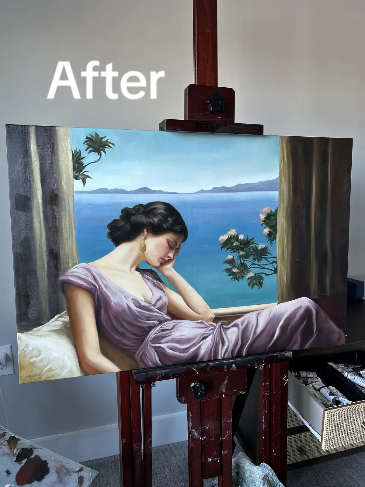 A Greek Afternoon #oilpainting #painting 