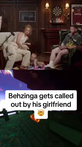 Behzinga gets called out by his girlfriend 😱 #behzinga #fyp #callout #faith