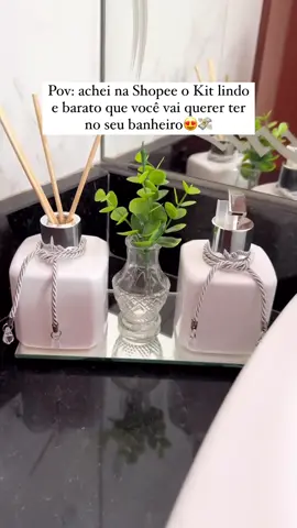 Link na BIO✨ #kitbanheiro #kitlavabo #kitpia #banheiro #decoracao #comprinhas