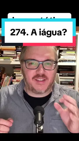 A iágua — o i epentético #lingua #sotaques #portugues 
