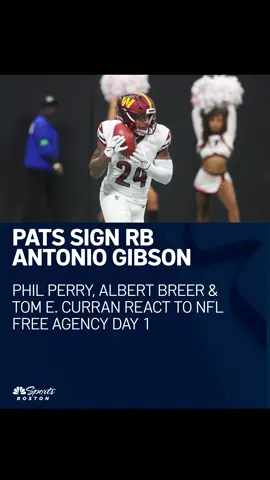 Phil Perry on Pats signing Antonio Gibson: 