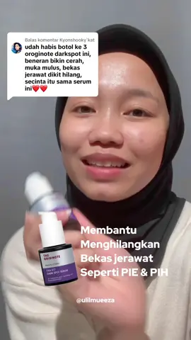 Membalas @Kyonshooky`kat bener2 memudarkan bekas jerawat🥺🫶🏻 #theoriginote #serum377symwhite #fypシ゚viral 