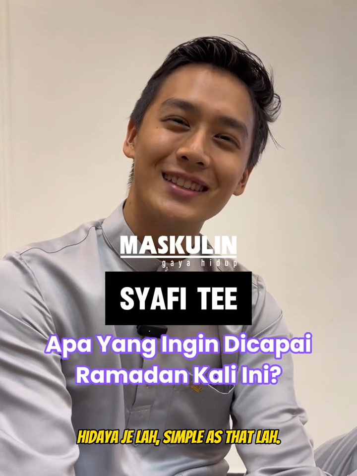 Bulan Ramadan datang setahun sekali. Maka, ramai yang akan merebut peluang untuk memanfaatkan ia sebaik mungkin agar bulan mulia ini tidak berlalu dengan sia-sia. Bagi pelakon Syafi Tee, ini perkara yang ingin dikecapinya kali ini. #syafitee #ramadan2024 #maskulin #majalahmaskulin