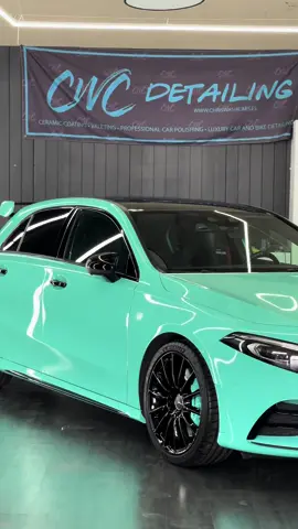 #chriswashcars #a35amg #Amg #mercedes #turquoise #detailing #ceramics 