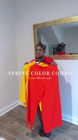 💛🧡Spring Color Combo • Would you try this color combo? • #spring#color#colorcombo#fyp#fashion#style#lookoftheday#OOTD