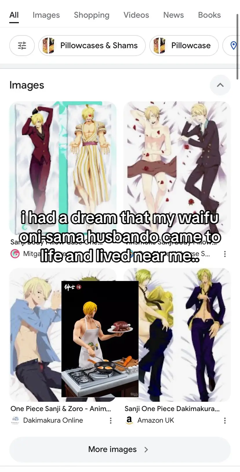 my ddreams are just drewms😔😔😢 #sanji #onepiece