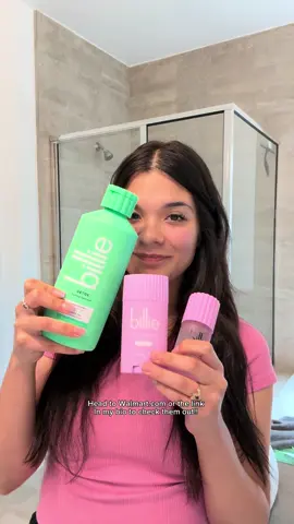 Billie bodycare is a must try!! It left my skin feeling so fresh & hydrated 🚿❤️🫧🧴 #billie #bodycare #walmart #billiebodycare #AD 