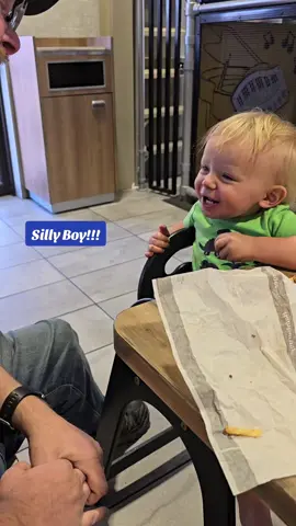 Silly faces with Daddy #sillyfaces #toddlersoftiktok #toddlermom #boymom #momlife 