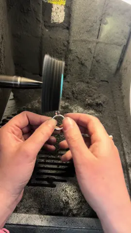 One of my favourite parts of the process. The final polish to bring out all the sparkles! - #imakejewellery #jeweller #bespokejeweller #jewellery #engagementrings #diamondring #diamondsareagirlsbestfriend #polishing #sparkleseason 