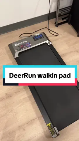 I love my new @DeerRun Sports walking pad!!! #walkingpad #walkingpadtreadmill #deerrunwalkingpad #exercise #walking 