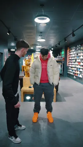 How did he do? Let us know⬇️😂 #sneakerhead #jordan #leicester #outfit 