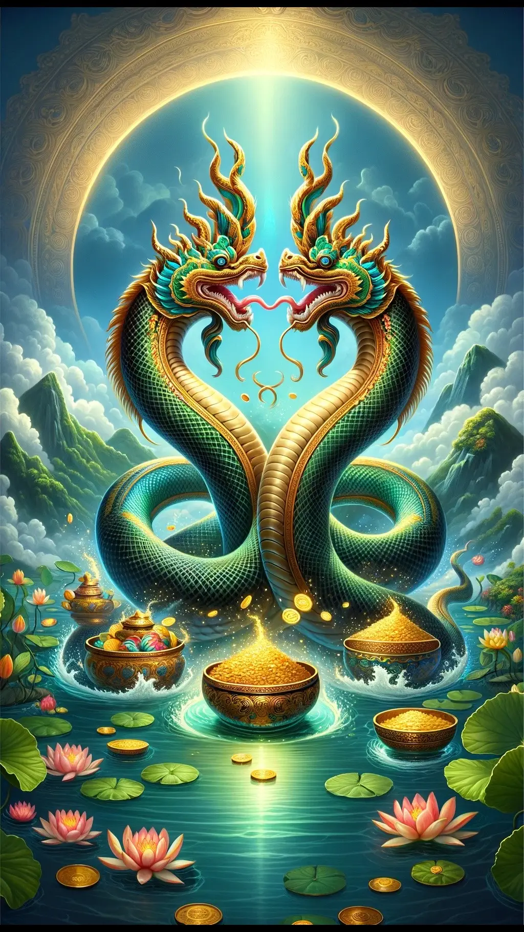 แจกวอลเปเปอร์มงคลฟรี 🐉 ศรัทธาพญานาค เจ้าปู่พญานาคาธิบดีศรีสุทโธ เจ้าย่านางพญานาคินีศรีปทุมมา #พญานาค #รวย #ขอพร #แจกวอลเปเปอร์ 