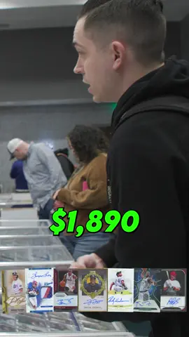 Buying a $1,900 deal at the dallas card show 💰 #sportscards #cardcollector2 #dallascardshow #cardshow #hugedeal 