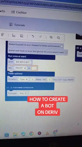 How To Build A Bot on deriv. +254792708928 #fyp#trading#deriv 
