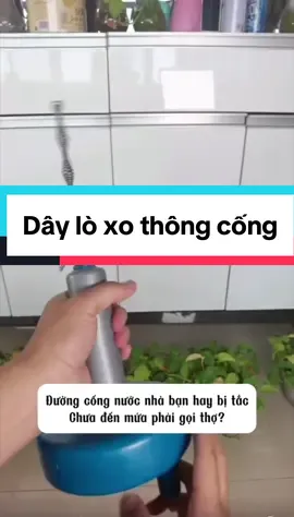 Dây lò xo thông cống chuyên nghiệp.  #xuhuong #muasam #giadungthongminh #giadungtienich #thongtaccong 