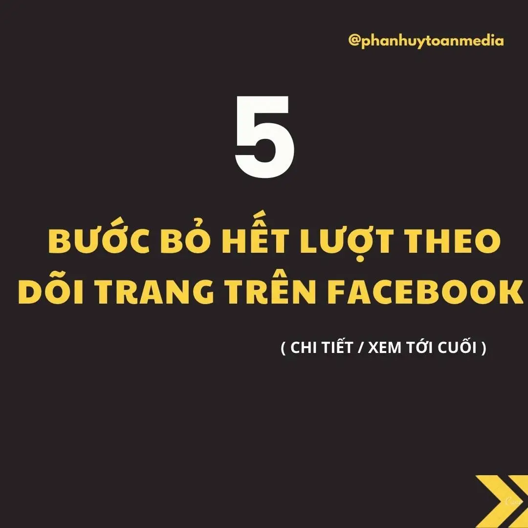 Tip 5 bước bỏ hết lượt theo dõi trang trên Facebook hiệu quả #LearnOnTikTok #laylaifacebook #thanhcongnghe 