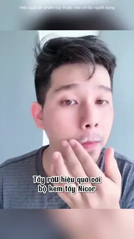 Tẩy râu, ria mép nhanh gọn hiệu quả với bộ kem tẩy Nicor, an toàn lành tính cho da #fyp #kemtaylong #kemtayrau 