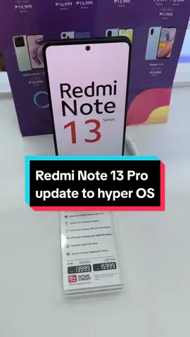 redmi note 13 pro hyper os update #xiaomi #redmi #note13series  #note13pro #hyperos #xiaomihyperos #tiktok #cellphone 