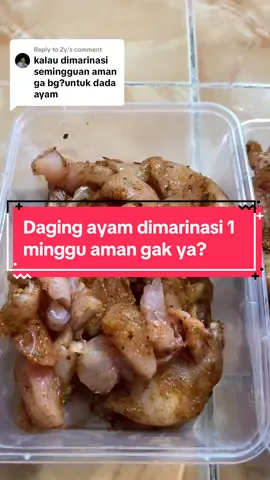Replying to @Zy. Selama penyimpanan dagingnya bener, kalau 1 minggu daging ayam harusnya masih aman, tapi di check lagi aja. Yang penting gak berbau busuk dan gak berlendir aja.  #mixmix #mixmixsquad #mixmixhouseblendrub #dryrub #healthydryrub #bumbudapur #bumbumasak #ramadanesktraseru 